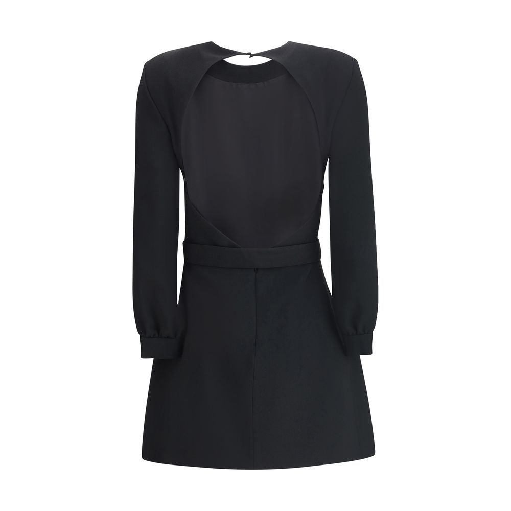 Saint Laurent Sablè Minikleid mit nacktem Rückenausschnitt