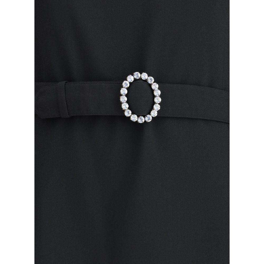 Saint Laurent Sablè Minikleid mit nacktem Rückenausschnitt