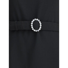 Saint Laurent Sablè Minikleid mit nacktem Rückenausschnitt