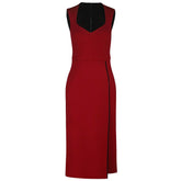 Dolce & Gabbana Rotes Viskosekleid