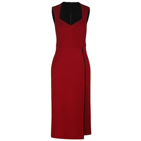 Dolce & Gabbana Rotes Viskosekleid