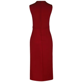 Dolce & Gabbana Rotes Viskosekleid