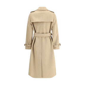 Burberry Kensington Midi-Mantel aus Kaschmir