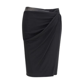 Versace Drapierter Jersey-Rock