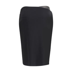 Versace Drapierter Jersey-Rock