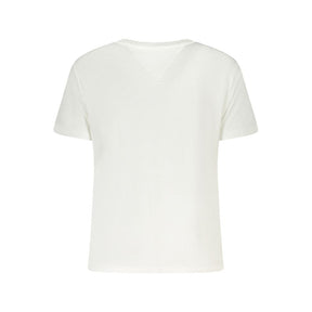Tommy Hilfiger Weißes T-Shirt aus Baumwolle für Frauen