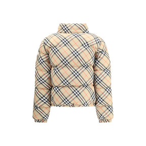 Burberry Karo-Daunenjacke