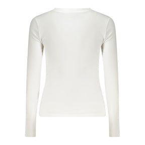 Guess Jeans Weißes T-Shirt aus Baumwolle für Frauen