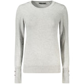 Guess Jeans Grauer Viskose Pullover für Frauen