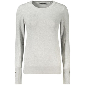 Guess Jeans Grauer Viskose Pullover für Frauen