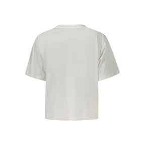 Guess Jeans Weißes T-Shirt aus Baumwolle für Frauen