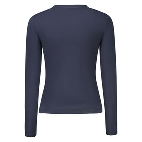 Guess Jeans T-Shirt aus blauer Baumwolle für Frauen