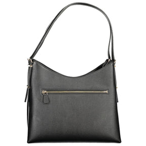 Guess Jeans Schwarz Polyethylen Frauen Handtasche