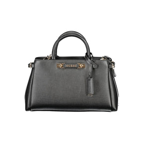 Guess Jeans Schwarz Polyethylen Frauen Handtasche