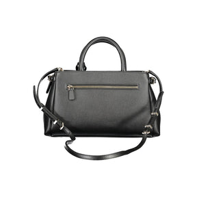 Guess Jeans Schwarz Polyethylen Frauen Handtasche