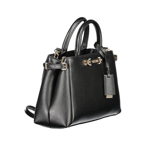 Guess Jeans Schwarz Polyethylen Frauen Handtasche