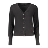 Guess Jeans Schwarze Viskose Damen Strickjacke