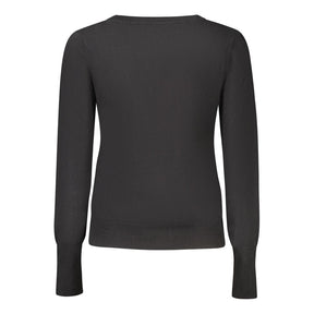 Guess Jeans Schwarze Viskose Damen Strickjacke