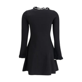 Valentino Strickkleid mit Volants