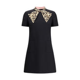 Valentino Kurzes Kleid aus Crêpe Couture