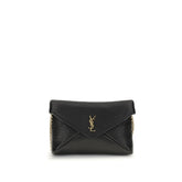 Saint Laurent Clutch-Tasche mit Cassandre-Kette