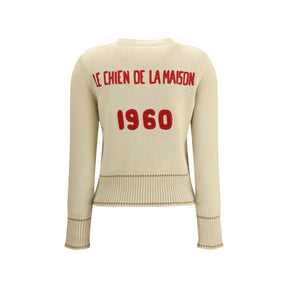 Valentino Le Chien de la Maison bestickter Pullover