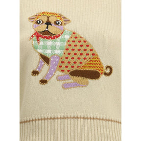 Valentino Le Chien de la Maison bestickter Pullover