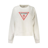 Guess Jeans Weißer Baumwollpullover für Frauen
