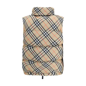 Burberry Karo-Weste Daunenjacke