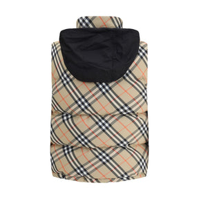 Burberry Karo-Weste Daunenjacke