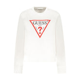Guess Jeans Weißer Baumwollpullover für Frauen