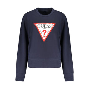 Guess Jeans Blauer Baumwollpullover für Frauen