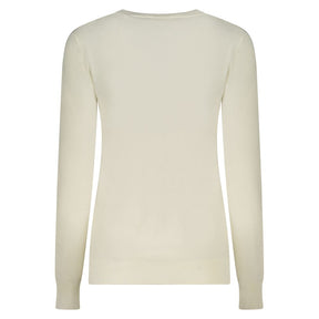 Guess Jeans Weißer Viskose Pullover für Frauen