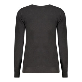 Guess Jeans Schwarzer Viskose Pullover für Frauen