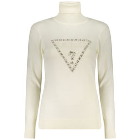 Guess Jeans Weißer Viskose Pullover für Frauen