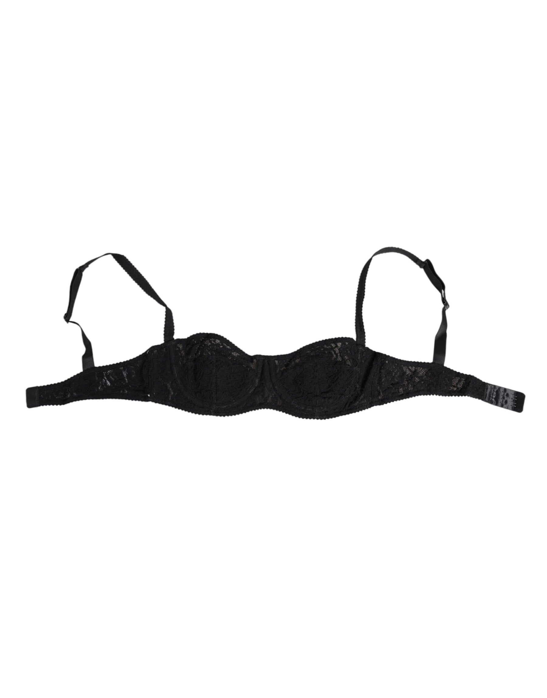 Dolce & Gabbana Schwarzer Spitze Bügel-BH Dessous Unterwäsche