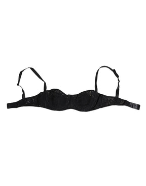 Dolce & Gabbana Schwarzer Spitze Bügel-BH Dessous Unterwäsche