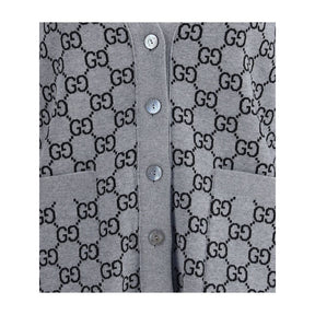 Gucci GG Supreme wendbare Strickjacke