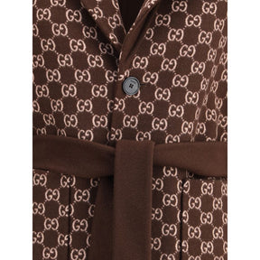 Gucci Wendemantel aus Seide und Wolle