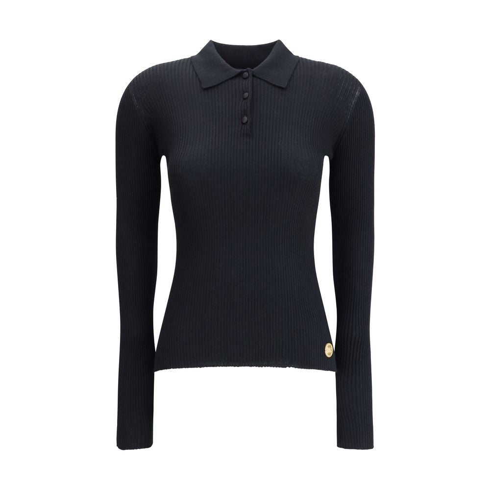 Dolce & Gabbana Schwarzes Kaschmir-Poloshirt