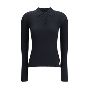 Dolce & Gabbana Schwarzes Kaschmir-Poloshirt