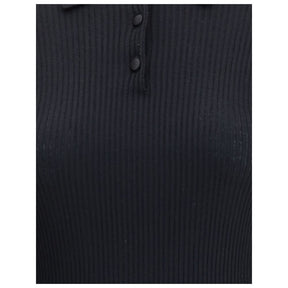 Dolce & Gabbana Schwarzes Kaschmir-Poloshirt