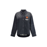 Kenzo x Futura Workwear besticktes japanisches Denim-Hemd