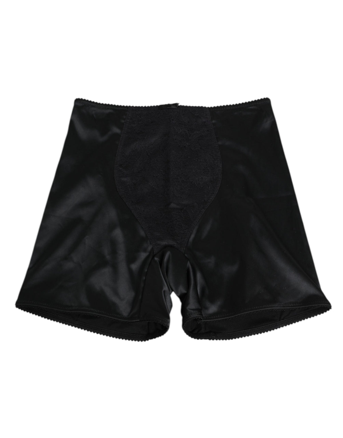 Dolce & Gabbana Schwarzer Seiden-Stretch-Slip Radfahren Frauen Unterwäsche