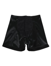 Dolce & Gabbana Schwarzer Seiden-Stretch-Slip Radfahren Frauen Unterwäsche