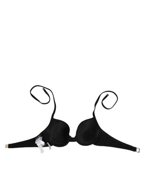 Dolce & Gabbana Schwarzer Bügel Push Up Balconette BH Unterwäsche