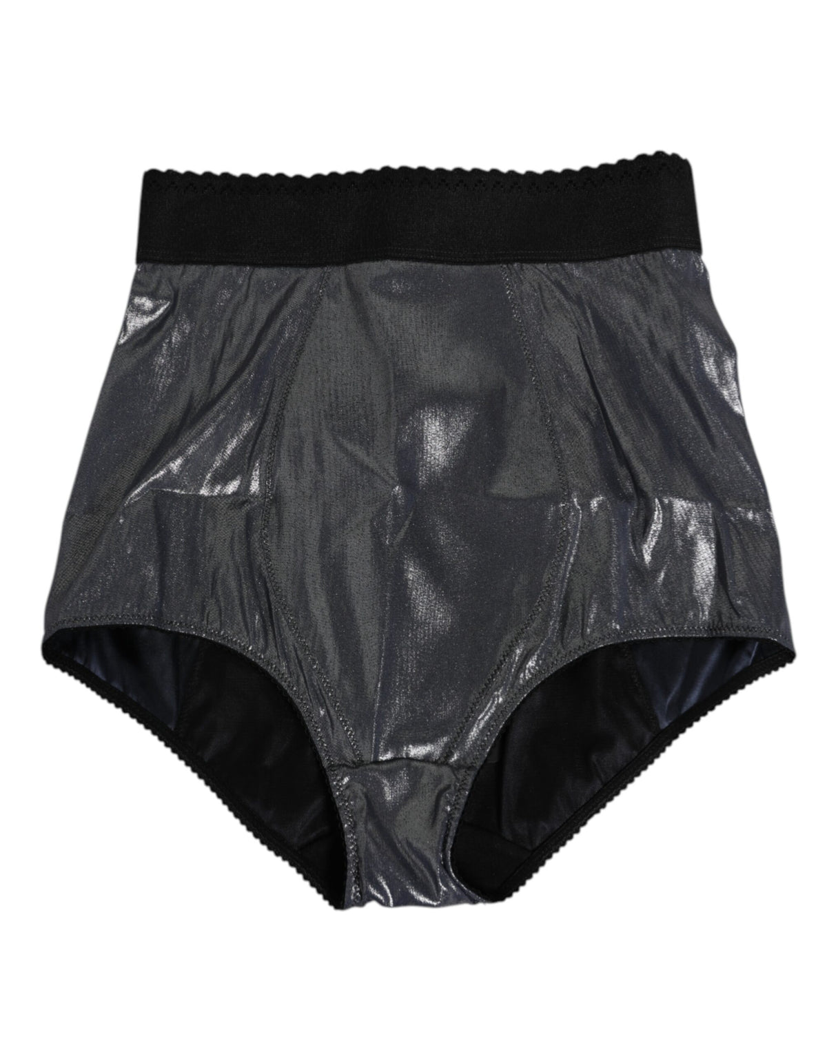 Dolce & Gabbana Grauer Seiden-Stretch-Slip Miederhose Unterwäsche