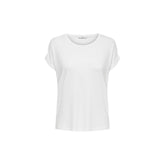 Only T-Shirt aus weißem Polyester