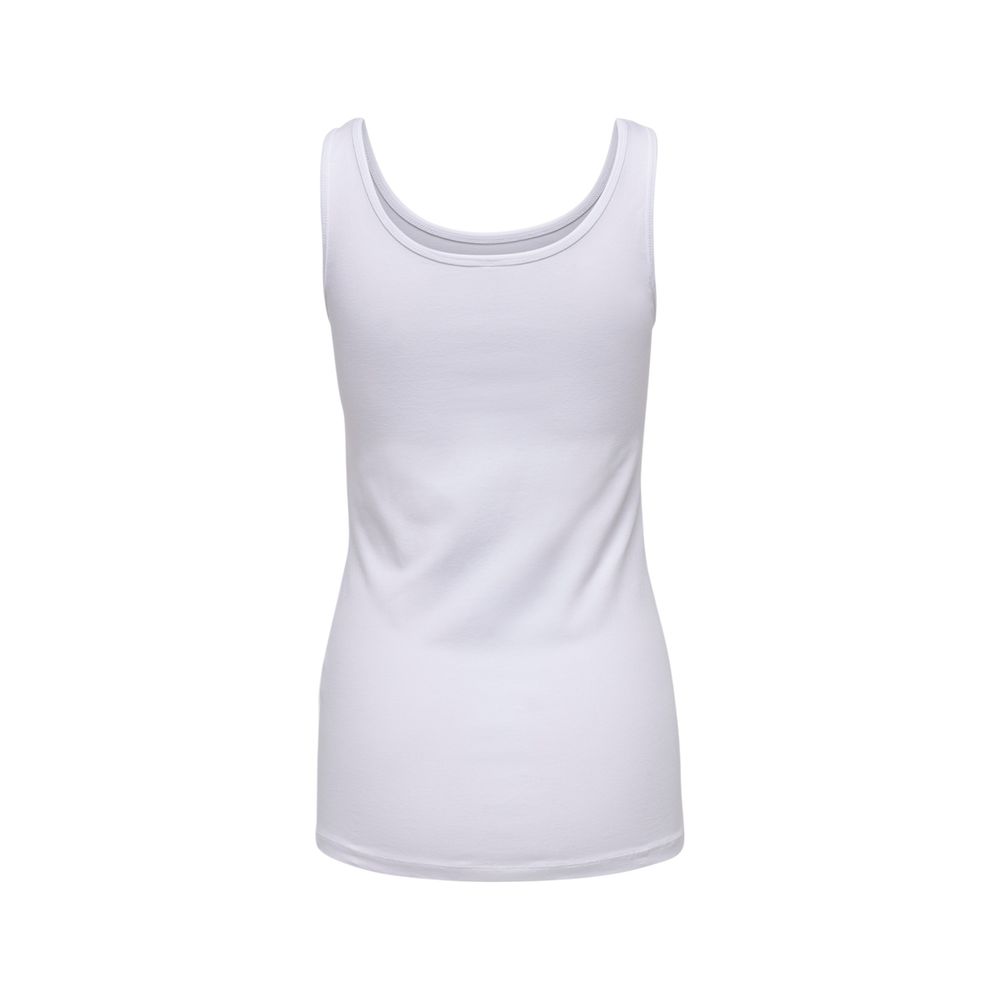 Only Weißes Baumwoll-Tank-Top