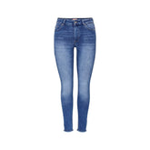 Only Blaue Baumwoll-Skinny-Jeans
